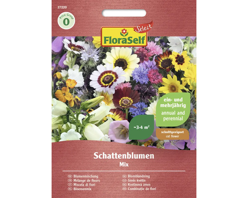 Semințe flori FloraSelf Select pentru umbră mix