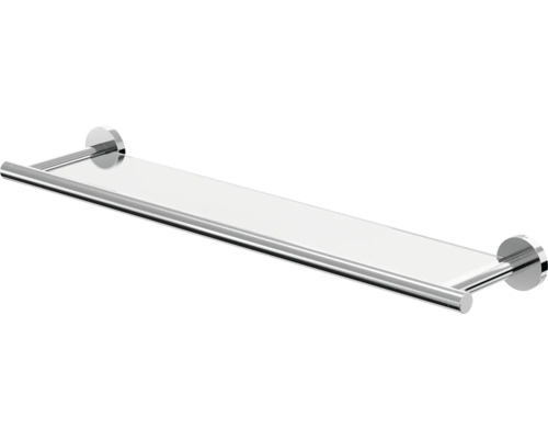 Raft din sticlă cu balustradă pentru montare pe perete