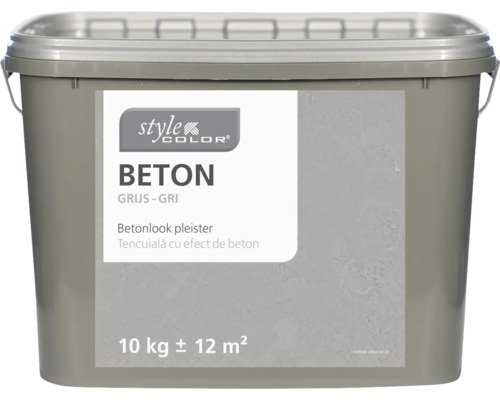 Tencuială StyleColor BETON cu efect de beton gri 10 kg