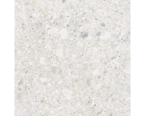 Prim-plan cu o placă de terrazzo cu pete deschise și închise la culoare