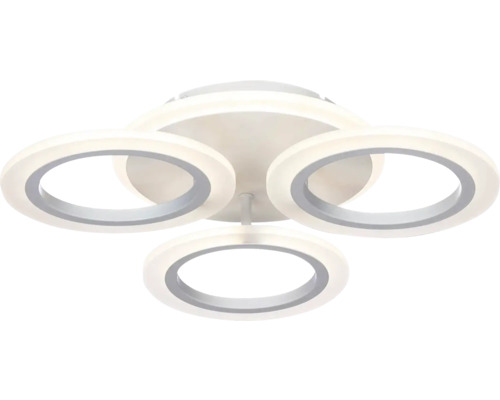 Plafonieră cu LED integrat Optimus 37W 3200 lumeni 3000-6500K, cu telecomandă Lumină de plafon cu trei elemente LED circulare