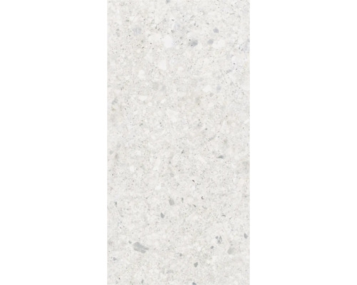 Placă de podea gri deschis cu decor de piatră