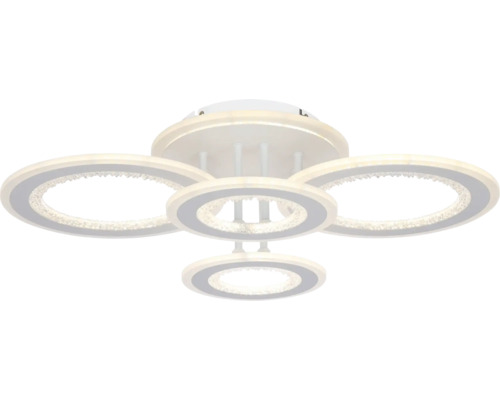 Plafonieră cu LED integrat Rondos 150W 10000 lumeni 3000-6500K, cu telecomandă Plafonieră LED cu design inelar