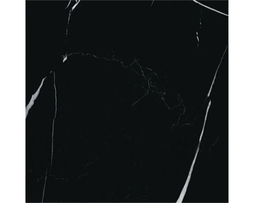 Faianță neagră cu aspect de marmură.