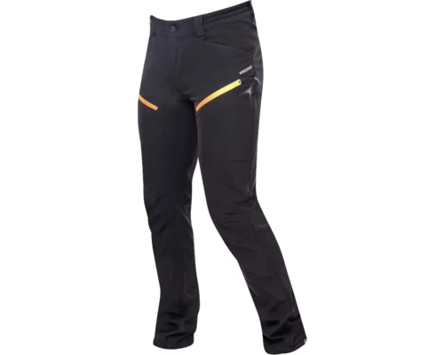 Pantaloni negri de exterior cu buzunare cu fermoar