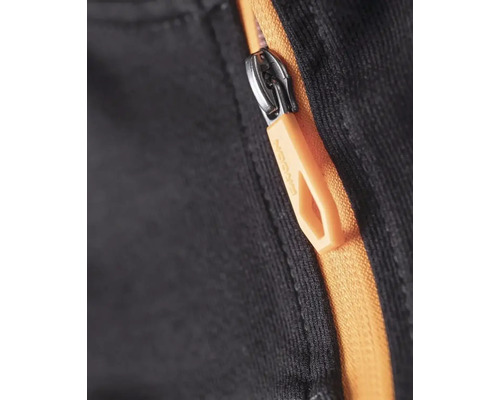 Prim-plan cu un fermoar pe o îmbrăcăminte