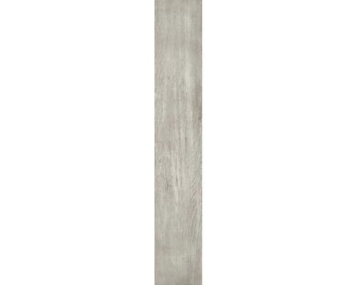 Gresie exterior / interior porțelanată glazurată Alboran gri 20,4x120,4 cm