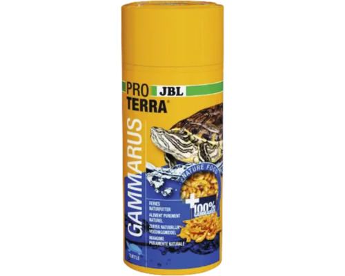 Hrană pentru țestoase JBL PROTERRA GAMMARUS 250 ml JBL Proterra Hrană pentru țestoase de apă