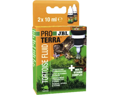 Vitamine pentru țestoase JBL PROTERRA TORTOISE FLUID 2x10 ml