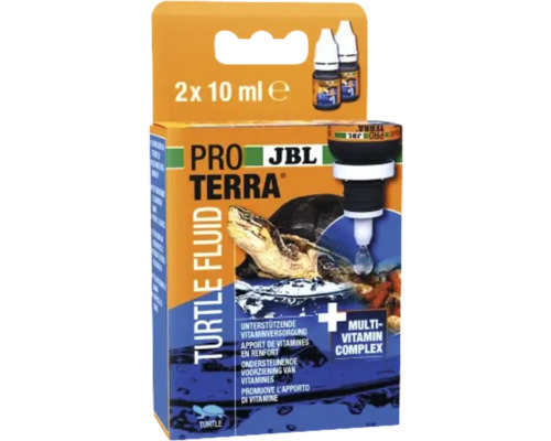 Vitamine pentru țestoase JBL PROTERRA TURTLE FLUID 2x10 ml