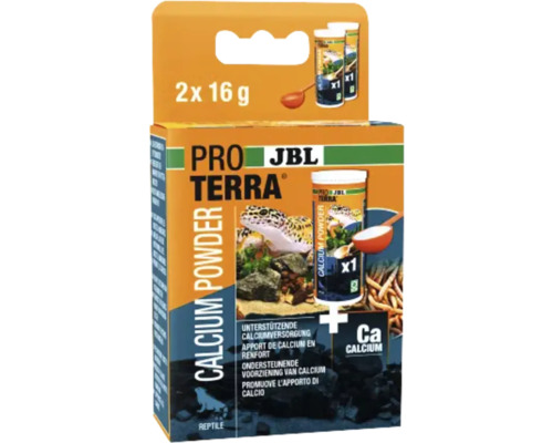 JBL Pro Terra Calcium Powder pentru reptile, pachet de 2 x 16 grame
