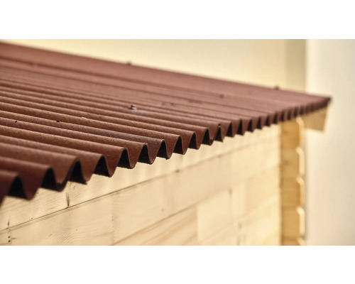 Imagine detaliată cu un acoperiș cu tablă ondulată