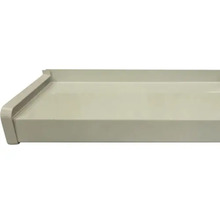 Glaf Bravo aluminiu exterior alb 16,5 cm (lungime configurabilă)