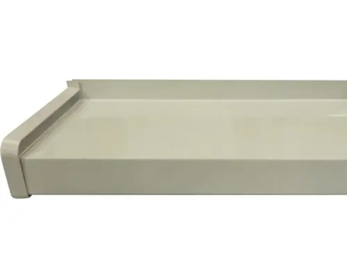 Glaf Bravo aluminiu exterior alb 22,5 cm (lungime configurabilă)