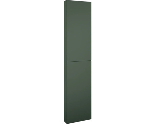 Dulap baie înalt suspendat 40x180x12,6 cm PAL verde mat Jungborn Dulap înalt de baie cu două uși
