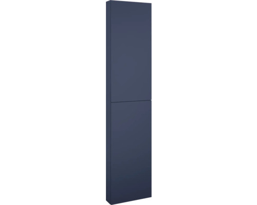 Dulap baie înalt suspendat Jungborn, 2 uși, PAL, 40x180x12,6 cm, albastru navy mat