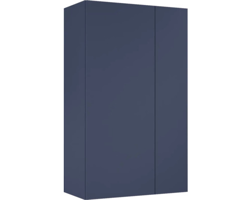 Dulap baie suspendat Jungborn, 3 polițe, PAL, 59,6x100 cm, albastru navy mat