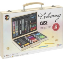 Set de colorat în cutie, 86 de piese