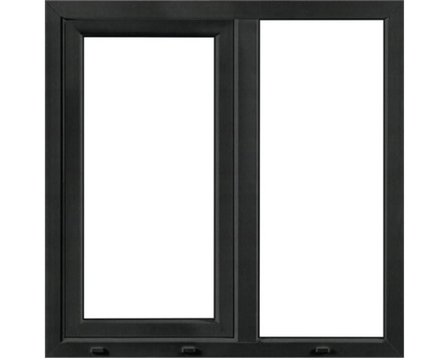 Fereastră neagră cu două canaturi