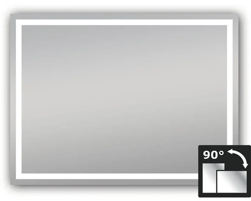 Oglindă baie cu LED DSK Saturn 60x80 cm IP 24 | HORNBACH
