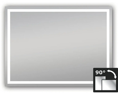 Oglindă baie cu LED DSK Saturn 60x80 cm IP 24