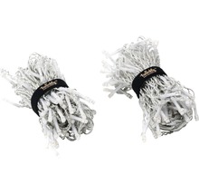 Două șiruri luminoase cu LED-uri legate împreună cu o bandă neagră