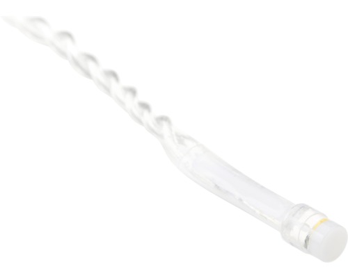 Instalație luminoasă cu LED cu cablu transparent și bec LED