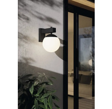 Lumină de perete exterioară cu corp de iluminat rotund