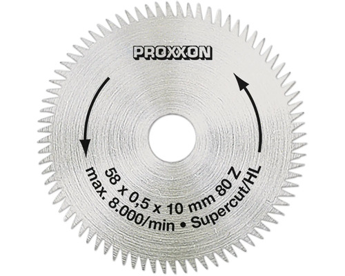 Disc debitare Ø58x0,5x10 mm Supercut, pentru Proxxon Micromot KS230