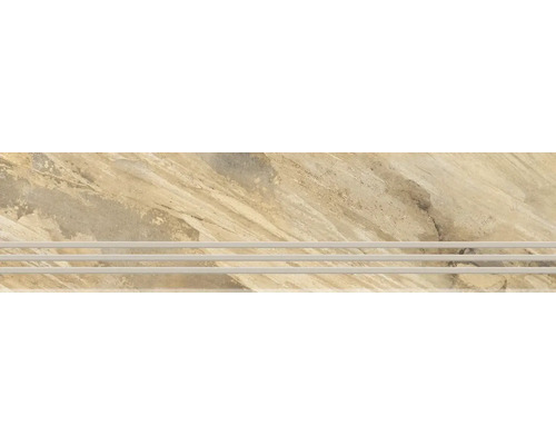 Model de gresie cu aspect de piatră și șină de gresie