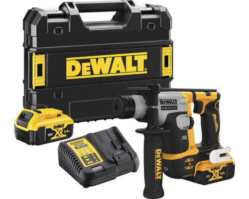 Ciocan rotopercutor DeWalt cu acumulator, încărcător și valiză