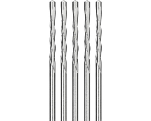 Set de cinci burghie pentru metal