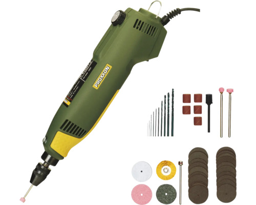 Polizor fin Proxxon cu accesorii