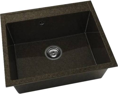Chiuvetă bucătărie granixit cu o cuvă FAT Avangard 226 56x51 cm, fără picurător, Sandstone Chiuvetă bucătărie granixit cu o cuvă FAT Avangard 226 56x51 cm, fără picurător, Sandstone