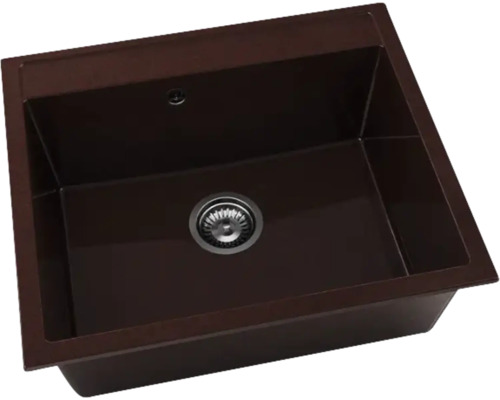 Chiuvetă bucătărie granixit cu o cuvă FAT Avangard 226 56x51 cm, fără picurător, Volcano Chiuvetă bucătărie granixit cu o cuvă FAT Avangard 226 56x51 cm, fără picurător, Volcano