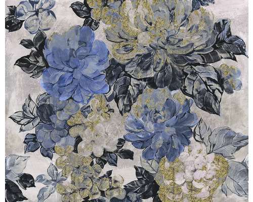 Fototapet vlies P265-VD3 Vintage Blue Garden 300x250 cm