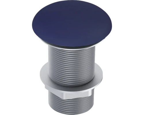 Ventil scurgere Jungborn 1 1/4" pentru lavoar fără preaplin albastru navy mat Set de scurgere cu capac colorat