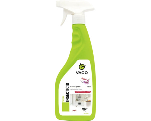 Insecticid Vaco pentru gândaci și gândaci de bucătărie 500 ml Spray insecticid pentru combaterea dăunătorilor