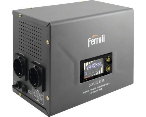 Invertor Ferroli Guard 800 cu undă sinusoidală și funcție AVR