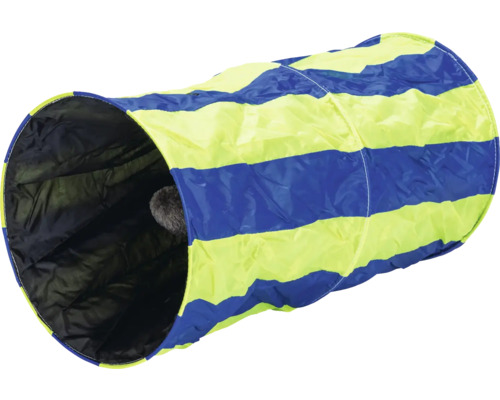 Tunel de joacă cu dungi pentru animale de companie