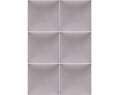 Șase plăci de perete pătrate