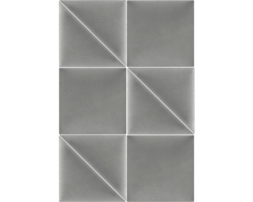 Faianță gri cu model geometric