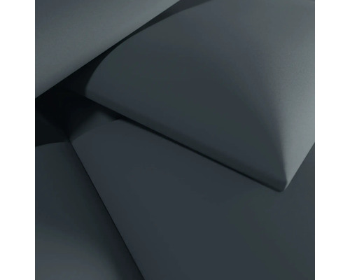 Prim-plan cu panouri acustice gri