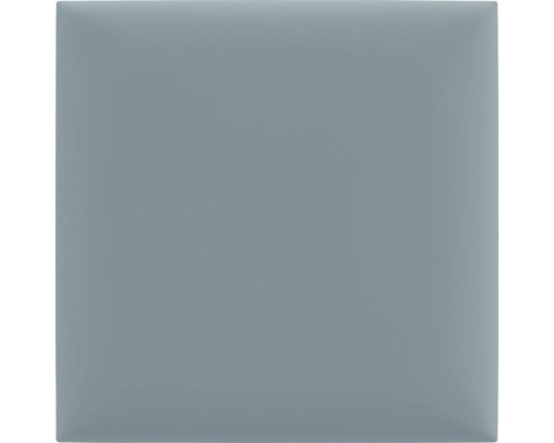 Panou tapițat pentru perete albastru fumuriu 30x30 cm Placă pătrată, mată