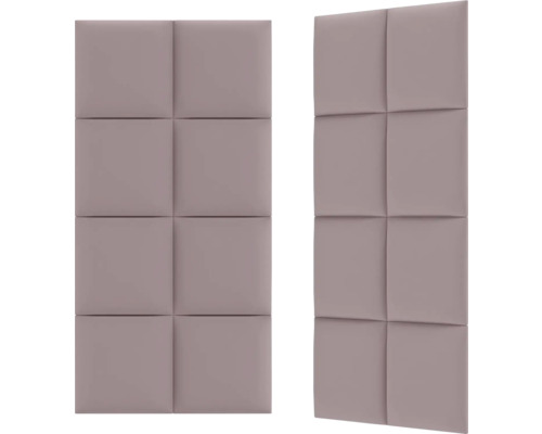 Panou tapițat pentru perete lila 30x30 cm Panou tapițat pentru perete lila 30x30 cm