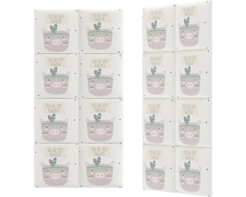 Mai multe panouri decorative de perete cu motiv animalier