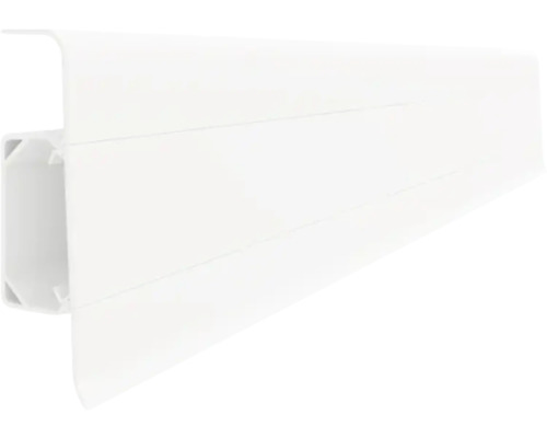 Plintă Vilo Esquero 601 PVC 2500x66,6x22 mm alb Canal de cablu din plastic