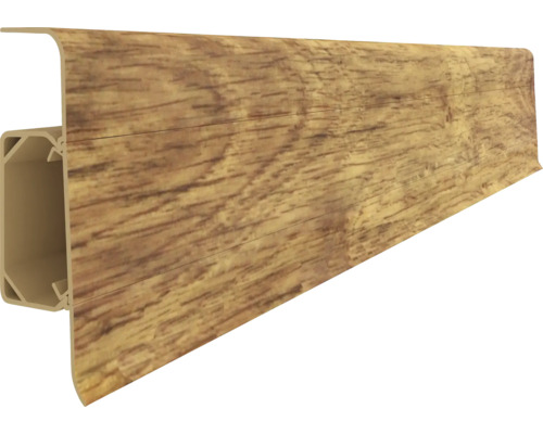 Plintă Vilo Esquero 609 PVC 2500x66,6x22 mm lemn Plintă cu decor de lemn