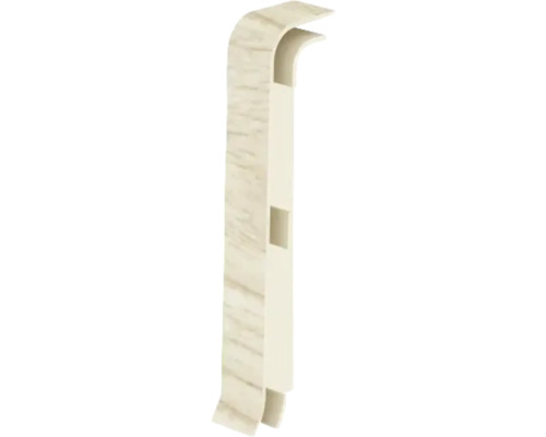 Capăt pentru plintă parchet Vilo 605 2 bucăți Profil decorativ cu decupaj