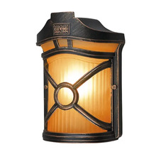 Lampa de perete în stil retro cu grilaj decorativ